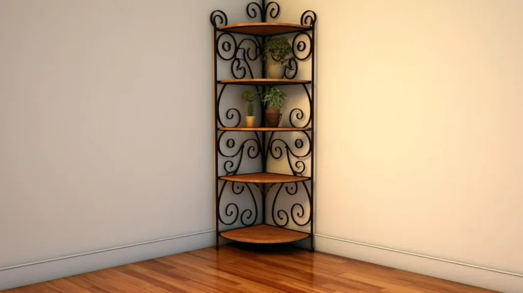 Bedroom Corner Shelves Design Ideas for Space-Saving and Style